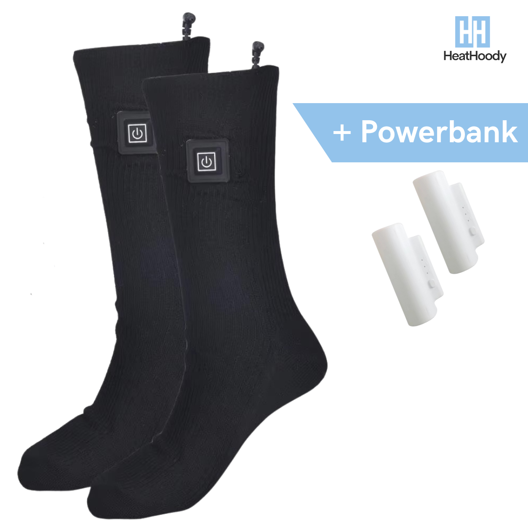 Heatsox™ - Chaussettes chauffantes (3 niveaux)