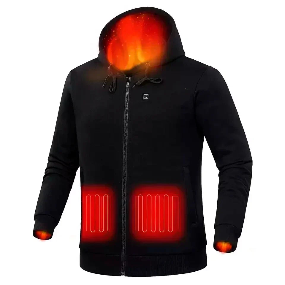 HeatZip-Hoody™ - Cardigan chauffant unisexe