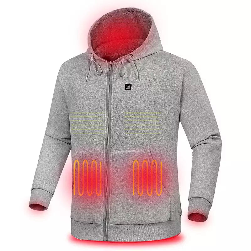 HeatZip-Hoody™ - Cardigan chauffant unisexe